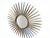 This stunning oversized gold-tone starburst (sunburst) mirror makes a dramatic statement in any space. Measuring...