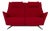 Evita Fabric Two-Seater Red Sofa from Koinor For Sale