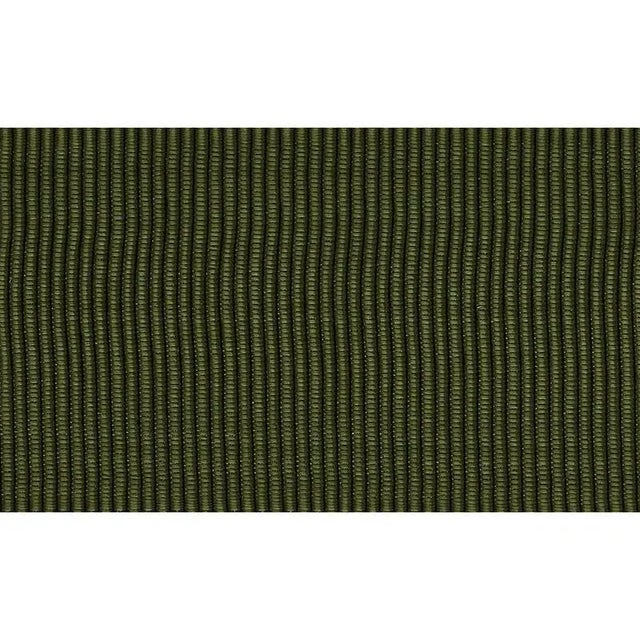 Contemporary Sample - Schumacher Wide Faille Tape in Leaf For Sale - Image 3 of 3