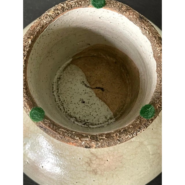 Korean White Ceramic Stem Dish Joseon Dynasty For Sale - Image 4 of 13