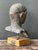 Wood Vintage Classical Greek Style Plaster Bust For Sale - Image 7 of 12