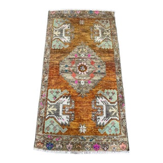 Turkish Yastik Rug 1'7" x 2'11" For Sale