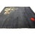 1920s Antique Black Open Field Floral Red Moon Chinese Peking Room Size Wool Rug For Sale - Image 4 of 9