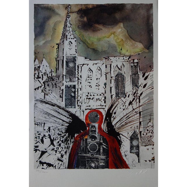 Salvador Dali, Alsace (SNCF, Suite Papillon), Lithograph For Sale
