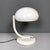Metal Mid-Century Modern Italian Round White Table Lamp from Stilnovo, 1960s For Sale - Image 7 of 16