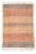 Hand-Knotted Reversible Natural White Shag Moroccan Wool Rug With Sunrise Stripe Back For Sale In New York - Image 6 of 13