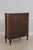 Vintage French Style Bow Front 5 Drawer Inlaid Walnut Chest For Sale - Image 17 of 18