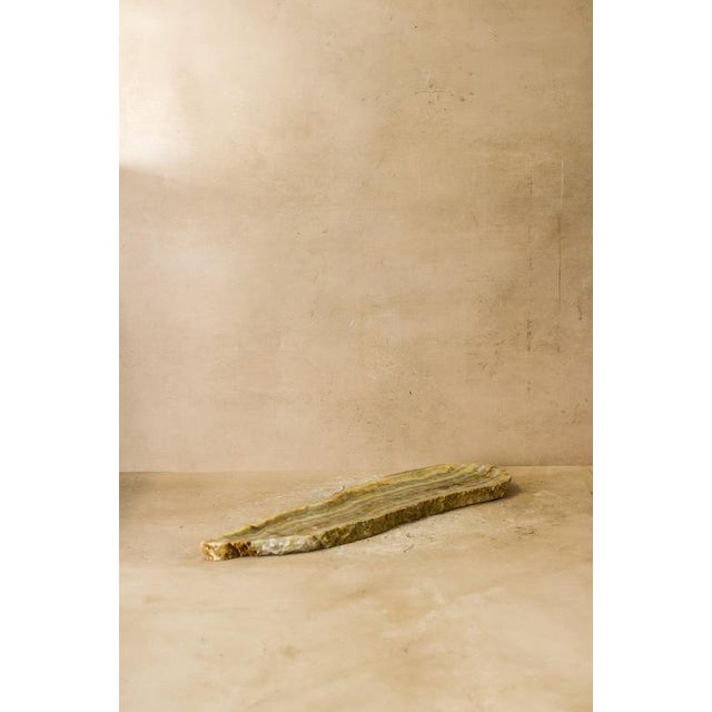 Premium Onyx Tray with Raw Edge For Sale - Image 12 of 12