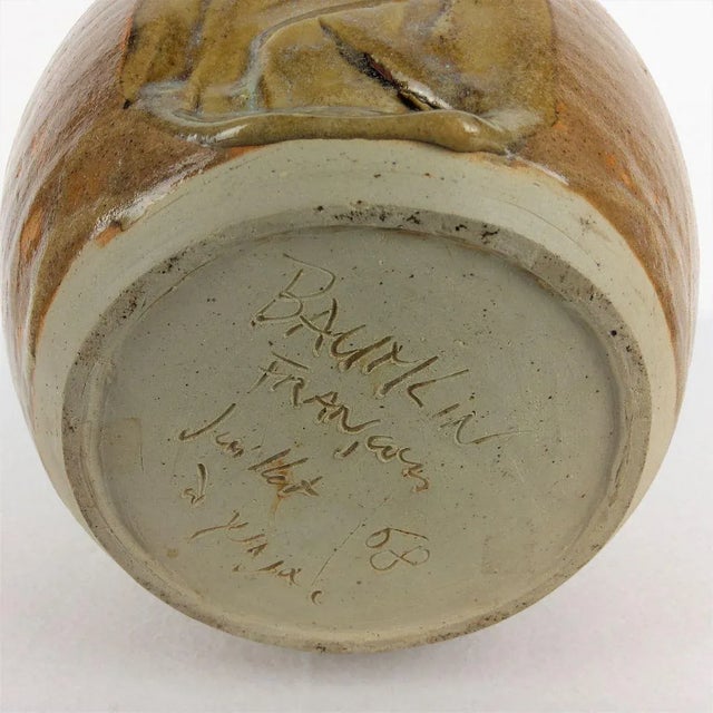 Ceramic Vase by Baumlin François, 1960s For Sale - Image 3 of 12