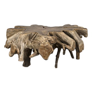 Teak Root Coffee Table For Sale