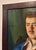 Modern Portrait of e.r.s. Man With a Mustache by Justi Pardi For Sale - Image 3 of 6