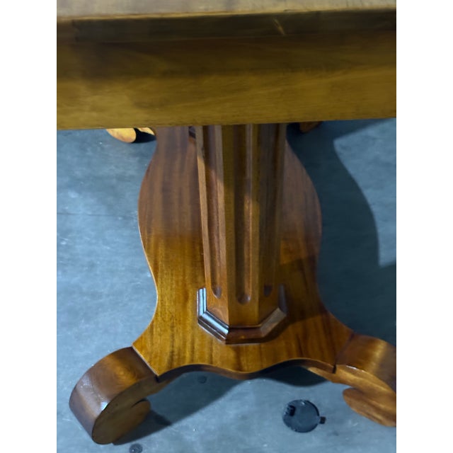 With its stately fluted columns and gorgeous wood finish makes this desk a defining statement for any decor. The...
