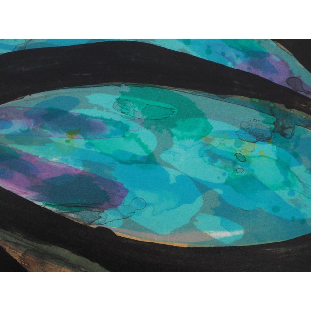 Jacques Poli, Couple of Parakeets, 1989, Original Lithograph For Sale - Image 8 of 9