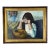 1960's Abati Young Woman With Mandolin Oil Painting, Framed For Sale