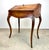 French Antique French Louis XV Style Ormolu Mounted Marquetry Inlaid Slant Front Ladies Desk For Sale - Image 3 of 12