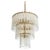 Clear Gold Glass Rod Chandelier by Sciolari, 1970s For Sale - Image 13 of 13