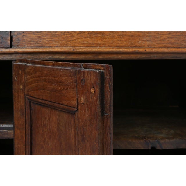 Vitrine Cabinet in Oak with Glass Windows, Germany, Early 18th Century For Sale - Image 6 of 18