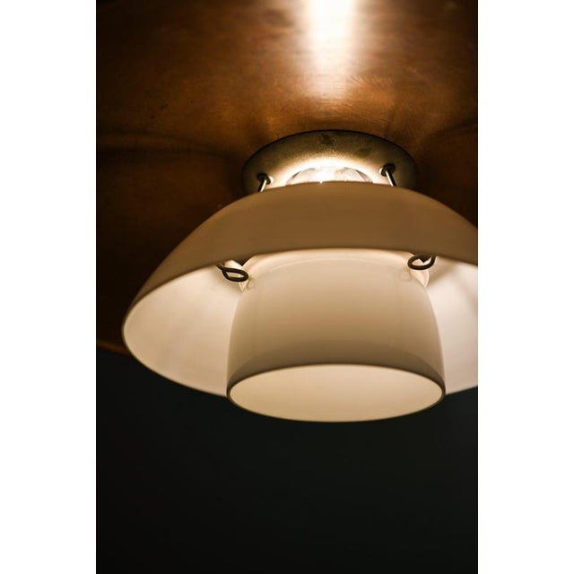 Ceiling Lamp in Copper and Glass attributed to Poul Henningsen, 1930s For Sale - Image 6 of 8