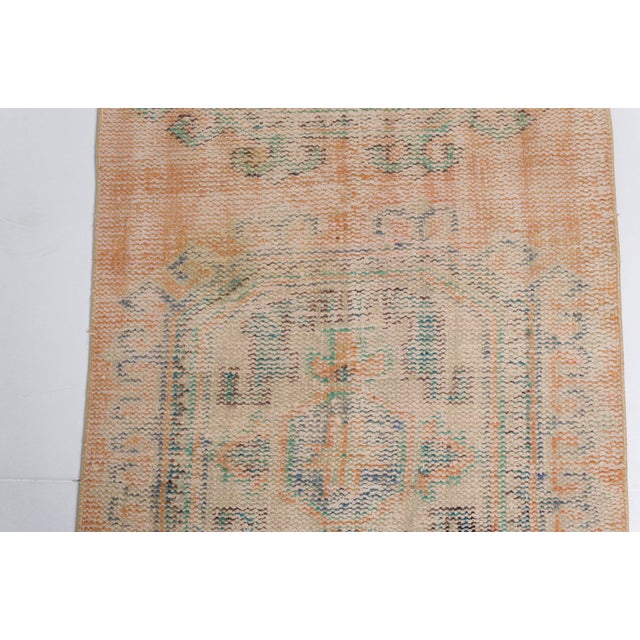 1950s Bohemian Handknotted Runner Rug For Sale - Image 6 of 10