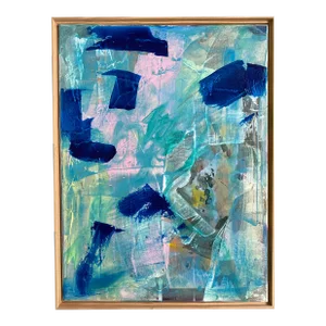 2022 Framed Painting by Jessalin Beutler "Wind on the Water"