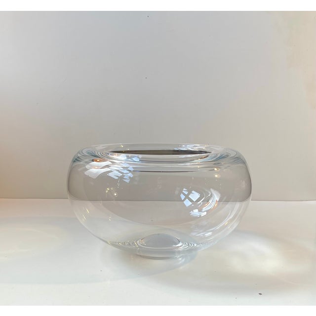 Holmegaard Mid-Century Glass Bowl by Per Lütken for Holmegaard, 1970s For Sale - Image 4 of 9