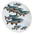 Blue Mid-Century Modern Fish Plates by Piero Fornasetti, Italy, 1955, Set of 6 For Sale - Image 8 of 8