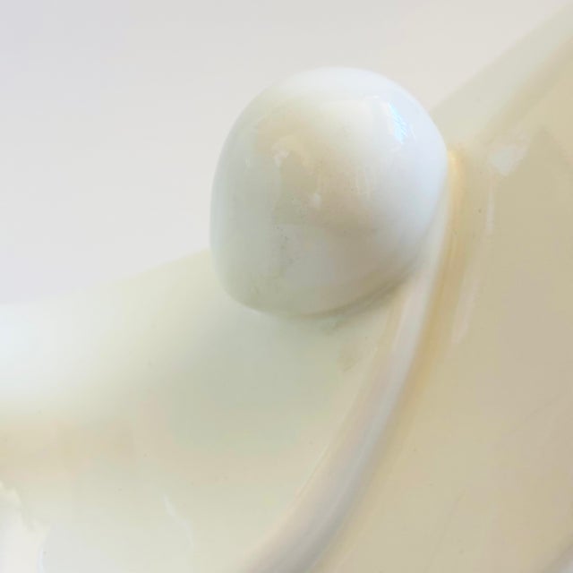 White Large Mother and Child Ceramic Postmodern Sculpture by Vanguard Usa For Sale - Image 8 of 11