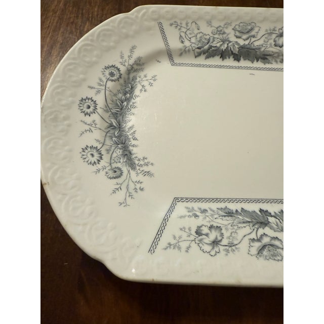 Johnson Bros. England “Sylvan” Platter For Sale - Image 11 of 12