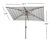 Contemporary Iris 6.5x10 Rectangle Umbrella - Gray/White For Sale - Image 3 of 3