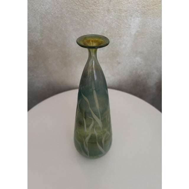 Dragonfly Studio Glass Vase by W. Schmid for Zwiesel, Germany, 1982 For Sale - Image 10 of 16