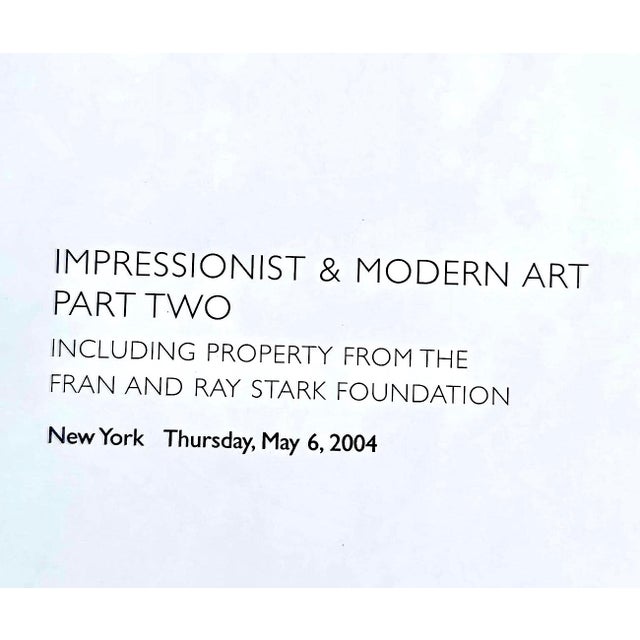 2004 Sotheby's New York Catalog Impressionist & Modern Art Part Two 5/6/04 For Sale - Image 11 of 11