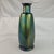 Victorian Antique Iridescent Art Glass Vase Victorian Portrait Oil Slick Finish For Sale - Image 3 of 8
