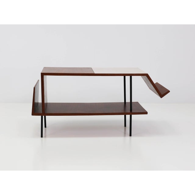 French Coffee Table with Double Top and Magazine Rack by André Monpoix, 1953 For Sale - Image 12 of 12