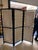 Contemporary Pinetti Screen With Cream Woven Leather and Black Frame For Sale - Image 3 of 6
