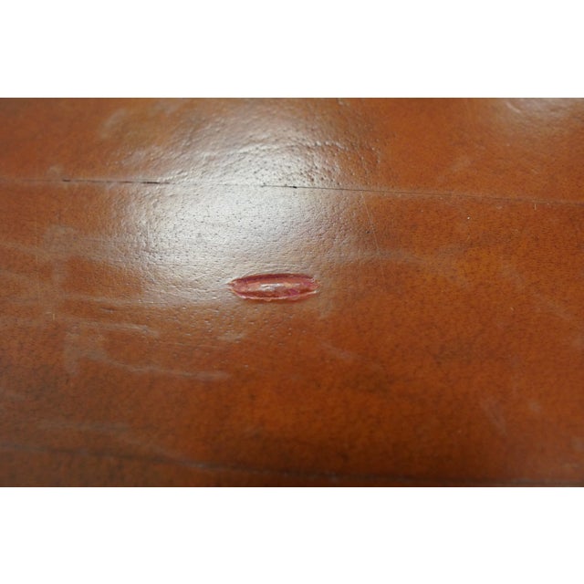 1980s Attributed to Ralph Lauren Dalton Leather Clad Cocktail Coffee Table For Sale - Image 10 of 10