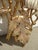 Large 49" Tall Vintage French Country Syroco Gold Flower Wall Plaque Picture For Sale - Image 17 of 18
