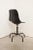 Metal Mid Century Modern Black Fiberglass Stool For Sale - Image 7 of 9