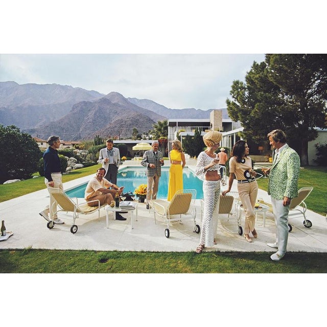 Not Yet Made - Made To Order Slim Aarons, Poolside Party, Limited Estate Print, 1970s For Sale - Image 5 of 5