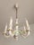 Vintage Hand-Shaped Gilded Five-Light Porcelain Chandelier from Capodimonte, 1940s For Sale - Image 12 of 18