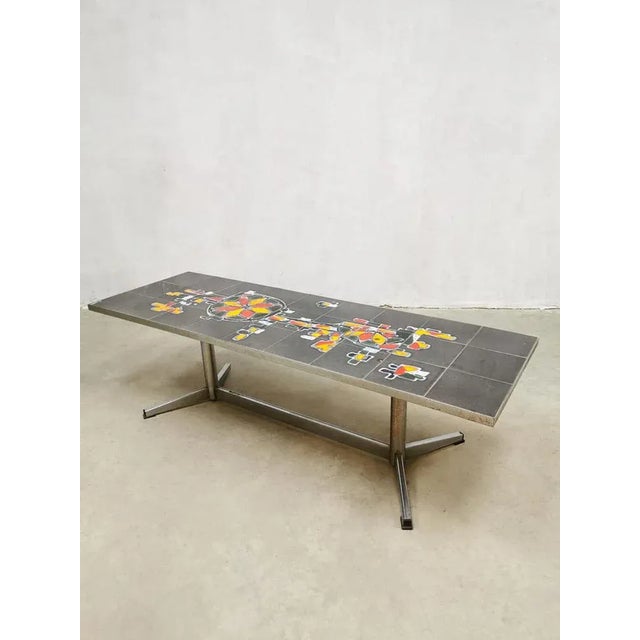 1960s Vintage Tile Coffee Table by Belarti For Sale - Image 5 of 5