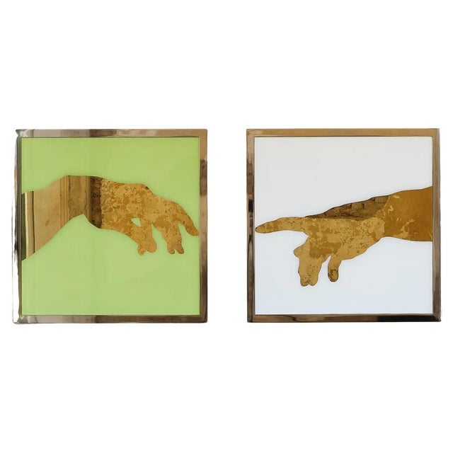 Icon Wall Decoration by Davide Medri, Set of 2 For Sale