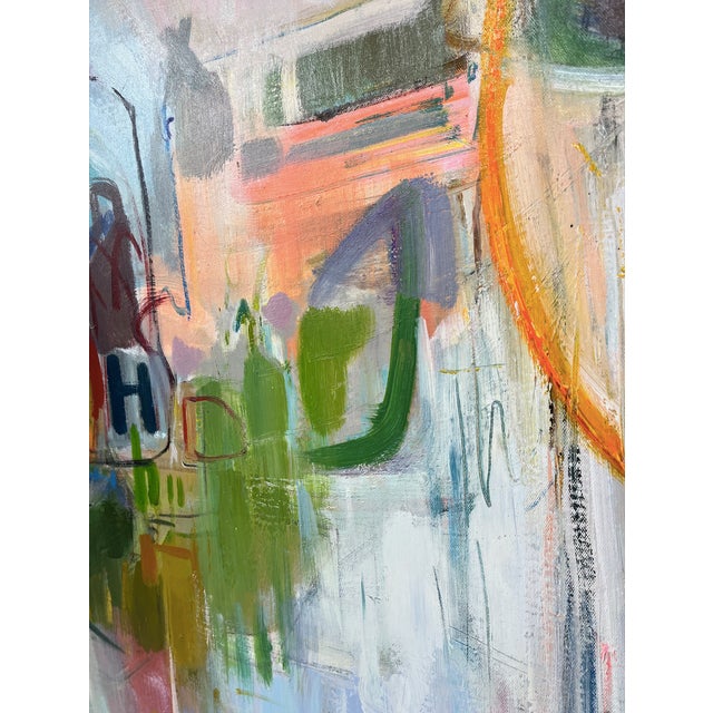 Contemporary Abstract Original Oil Painting For Sale - Image 4 of 11