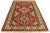 Tribal 1990s Bohemian Super Kazak Red/Beige Wool Rug For Sale - Image 3 of 9