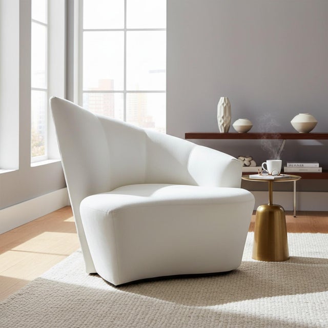 Vladimir Kagan Bilbao Swivel Slipper Chair For Sale - Image 15 of 15