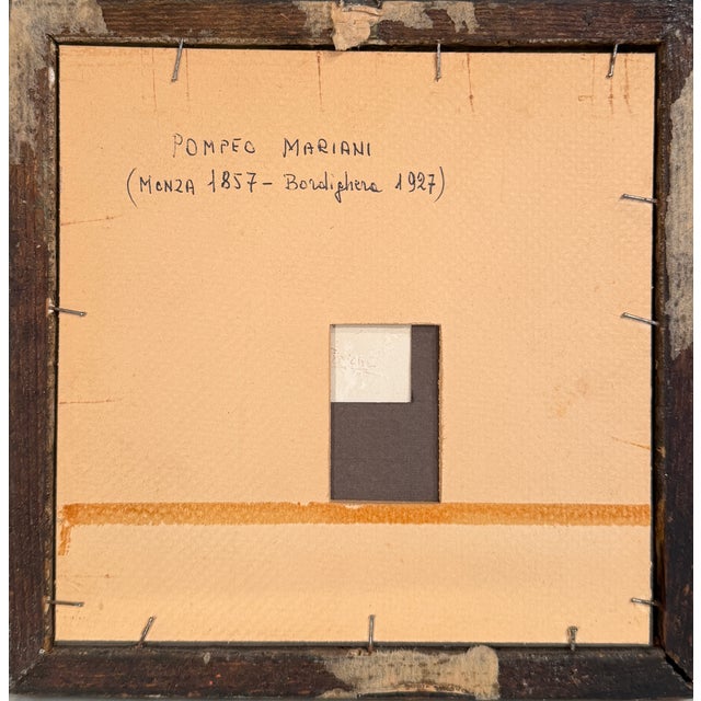 Pompeo Mariani, Female Figures, 19th Century, Watercolor For Sale - Image 7 of 8