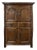 18th Century Country French Four Door Wardrobe For Sale