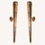 Moroccan Moorish Wall Brass Torchiere Sconces Oversized 6 Ft Tall For Sale - Image 4 of 13