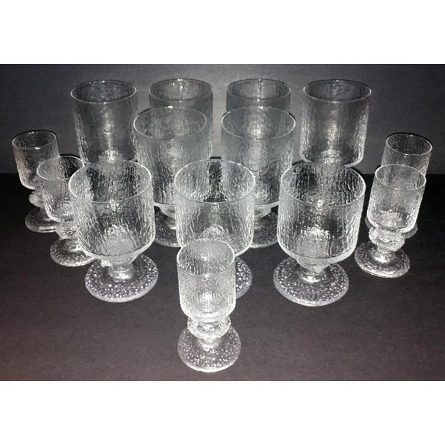 Mid-Century Modern 1960s Timo Sarpaneva Wine Glasses, 14 Pieces For Sale - Image 3 of 7