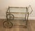 1940s Maison Bagués. Neoclassical Style Silvered Brass Drinks Trolley. French For Sale - Image 12 of 12