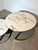 Round Marble Look Coffee Tables, Set of 2 For Sale - Image 3 of 5